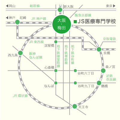 主要駅からの所要時間